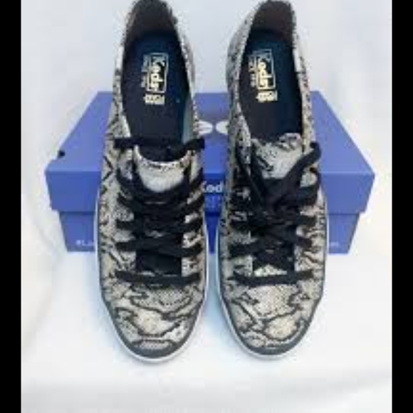 Keds Shoes - Keds Triple Kick Snakeskin Sneakers